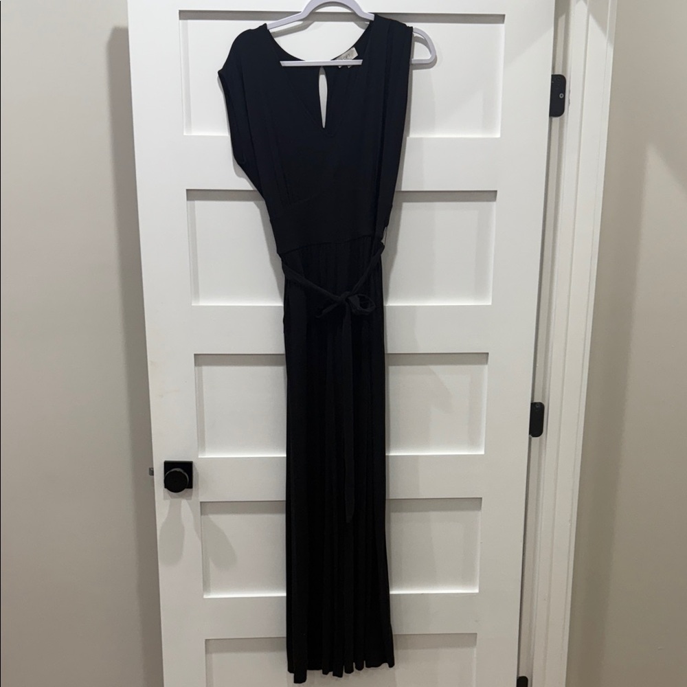 LOFT Black Sleeveless Jumpsuit